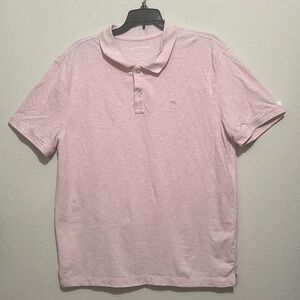 Banana Republic Light Pink shorts sleeve Polo Shirt